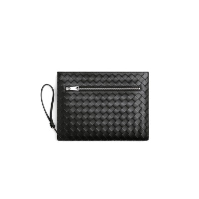 BOTTEGA VENETA INTRECCIATO DOCUMENT CASE WITH WRISTLET 732638V2E418803 (32*24*3cm)